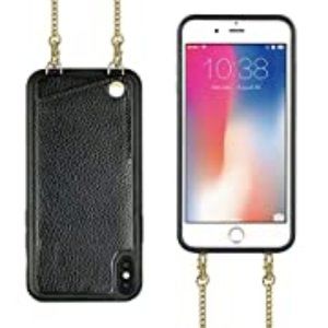 iPhone Xs Wallet Case, iPhone Xs Crossbody Case, JLFCH iPhone X Case with Card S